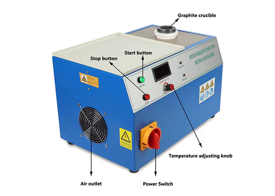 Water Cooling 3.5kw 2KG Gold Melting Machine Simple Operation