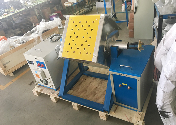 Induction Hardening Equipment 110kw Melting Frunace Manual Tilting For 150kg Copper